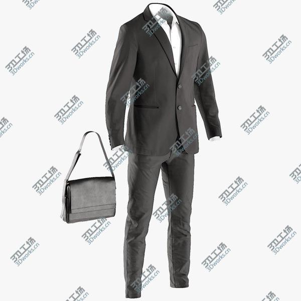 images/goods_img/20210312/Men's Business Suit with Shirt and Bag model/1.jpg